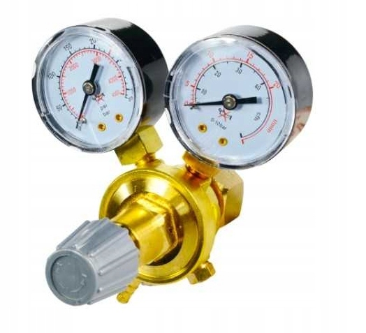 REDUKTOR SPAWALNICZY ARGON CO2 300BAR 35L/MIN W21,8x1/14 G 1/8 KD1824