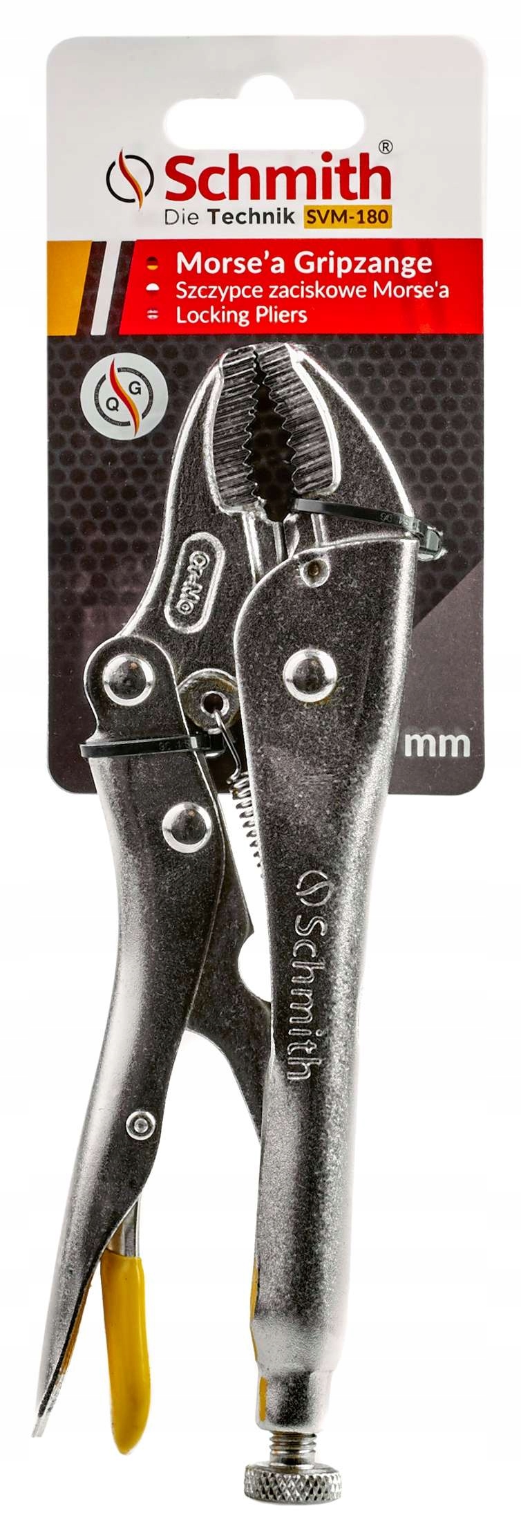 SCHMITH SZCZYPCE ZACISKOWE KLUCZ MORSEA UNIWERSALNY 180MM REGULACJA SVM-180