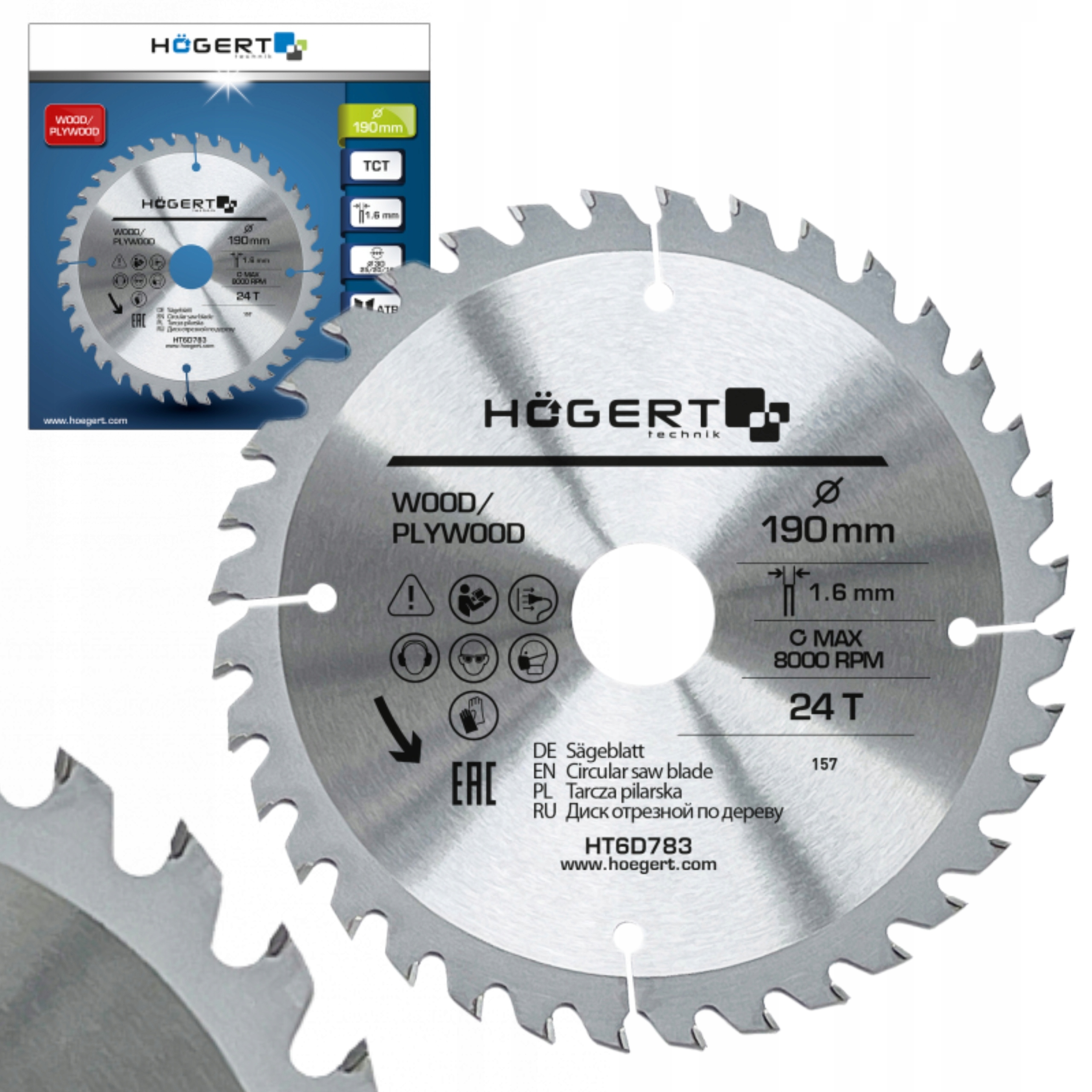 HOEGERT TARCZA PILARSKA 190x24Tx30 HT6D783