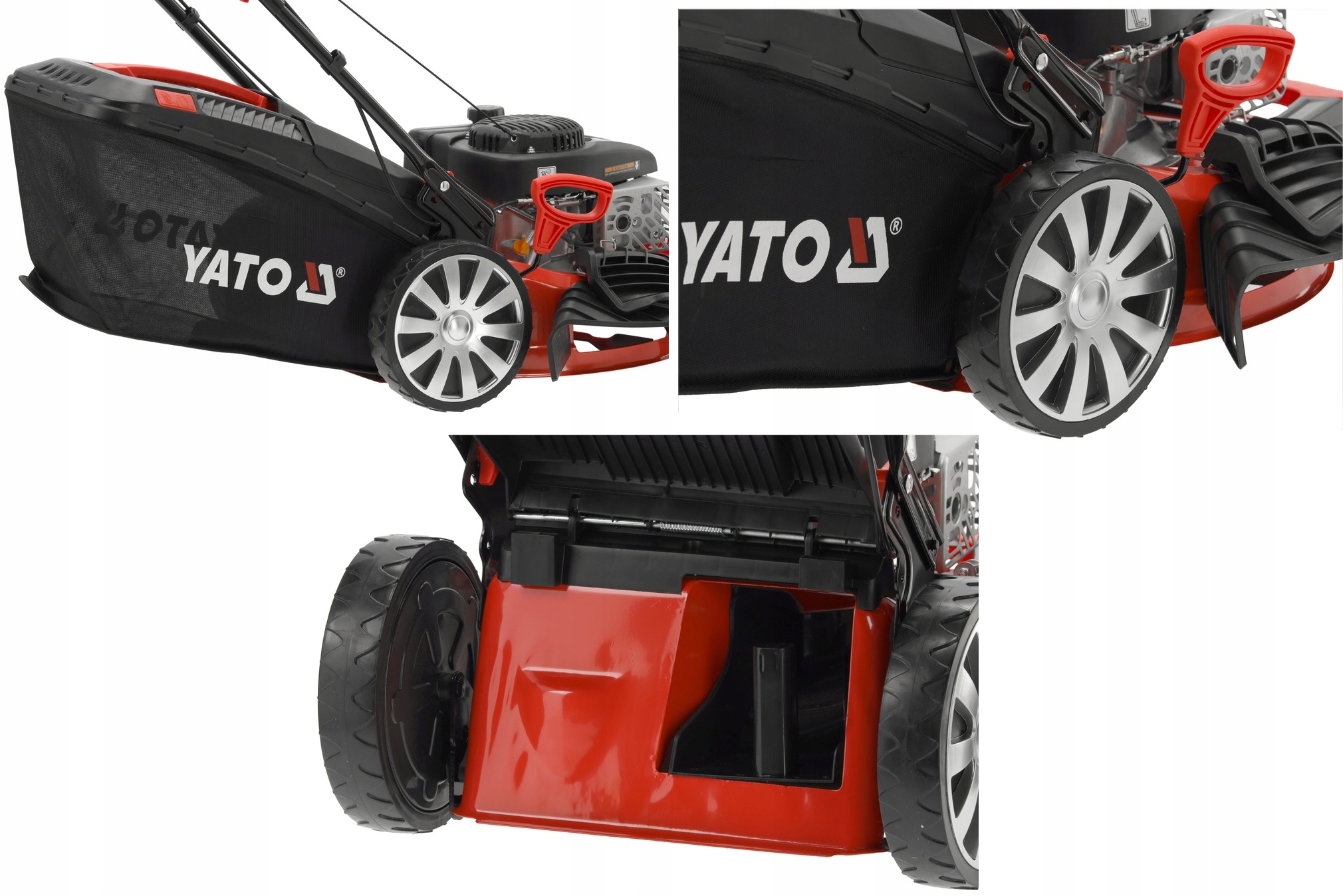 YATO KOSIARKA SPALINOWA 46cm Z NAPĘDEM 139cm3 KOSZ 62L REGULACJA YT-85525