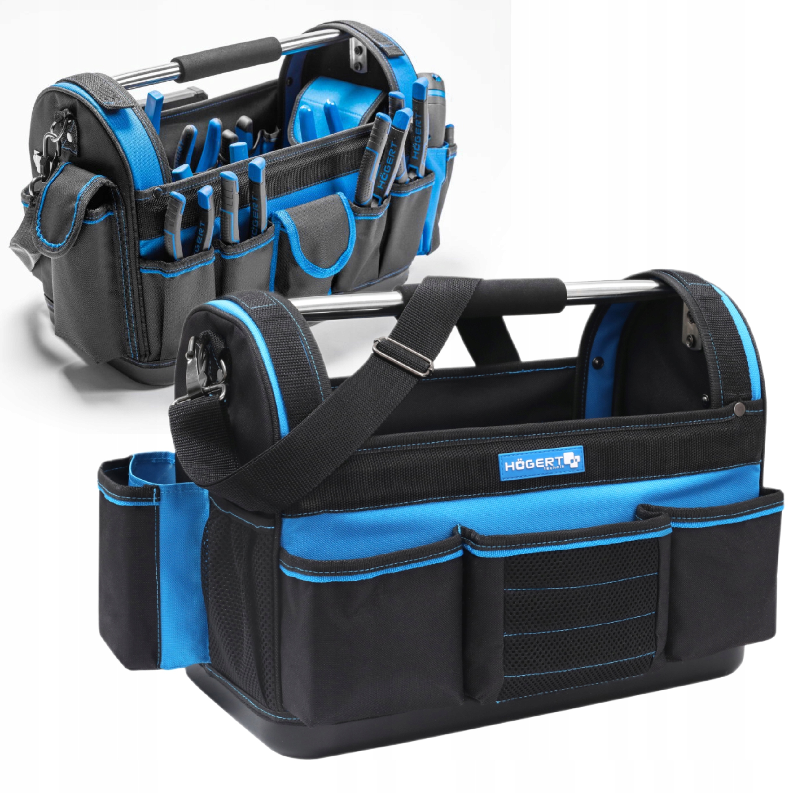 HOGERT TORBA ROBOCZA I OTWARTA 600 D 23 KIESZENI 41.5×22.5×31 HT7G205