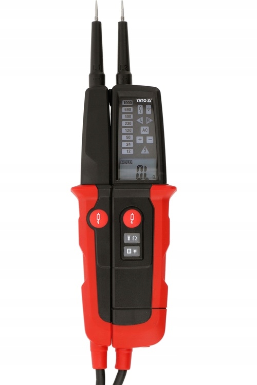 YATO DWUBIEGUNOWY MULTIMETR RĘCZNY TESTER NAPIĘCIA Z TESTEM RCD YT-28330