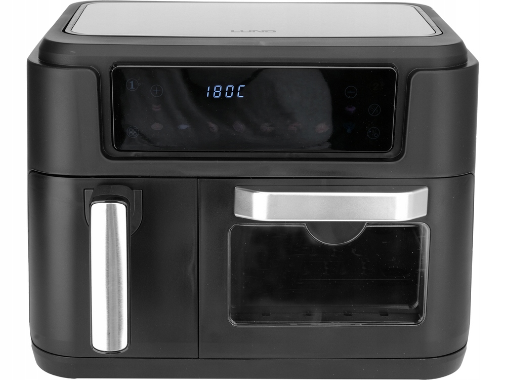 FRYTKOWNICA BEZTŁUSZCZOWA AIR FRYER 2400W DWIE KOMORY 3,5L+7,5L WYŚWIETLACZ