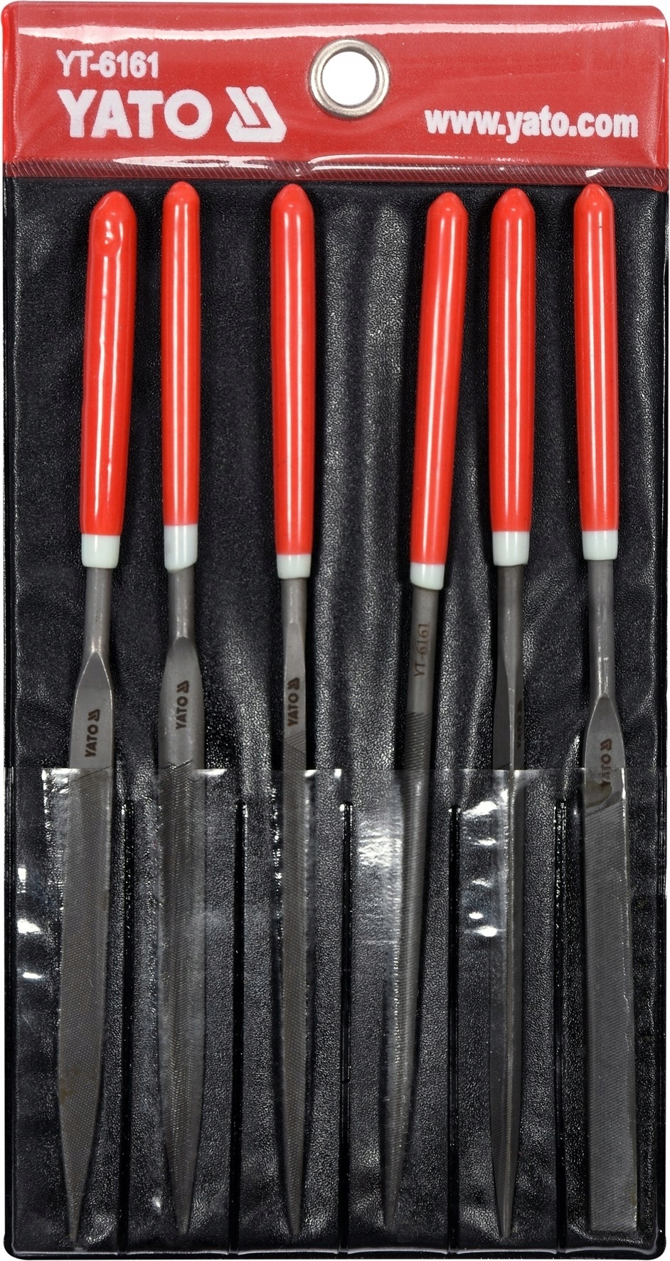 YATO ZESTAW PILNIKI PILNIKÓW IGLAKÓW 6 SZTUK 160x75mm KOMPLET YT-6161