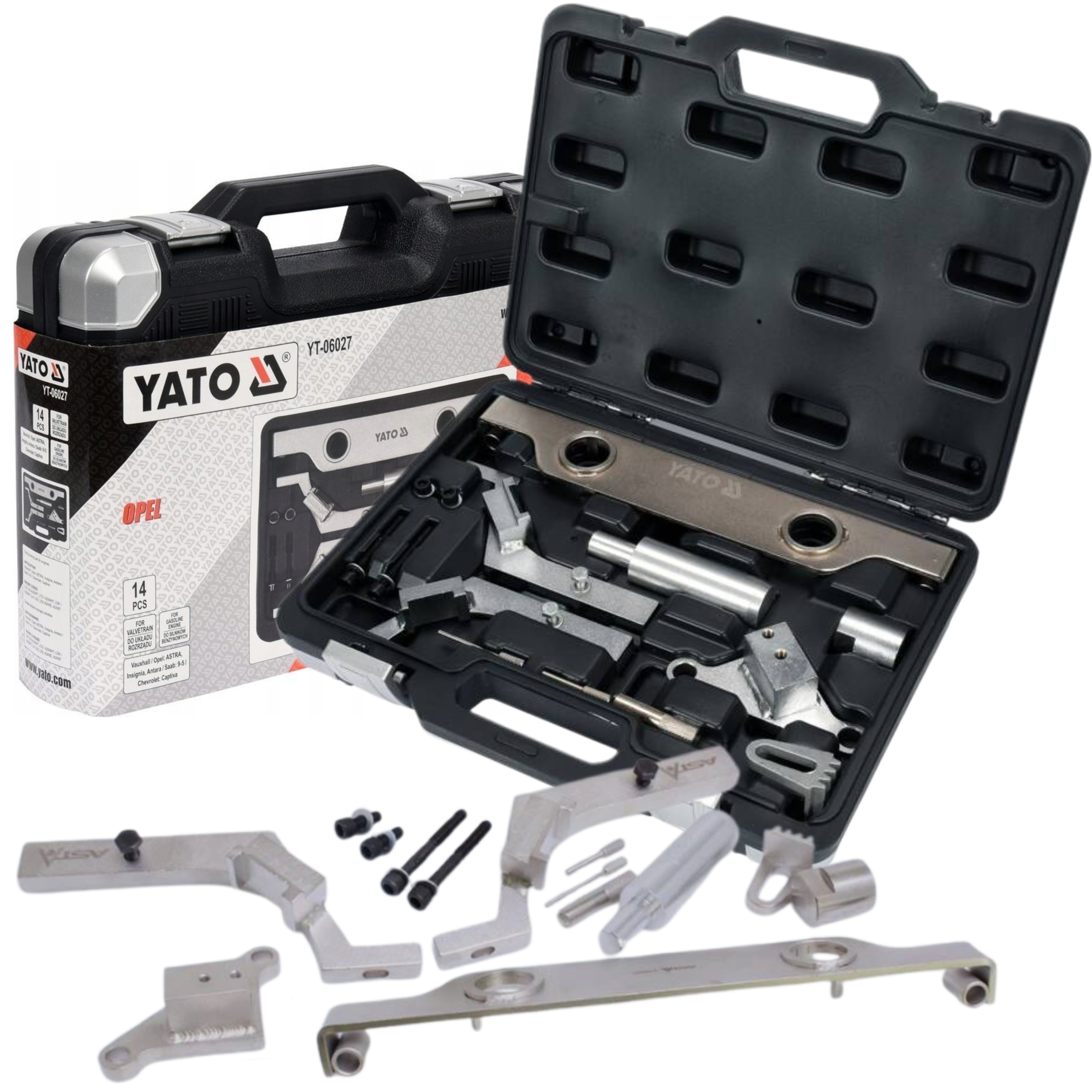 YATO ZESTAW BLOKADA ROZRZĄDU OPEL SAAB CHEVROLET 2.0 2.4 + WALIZKA YT-06027