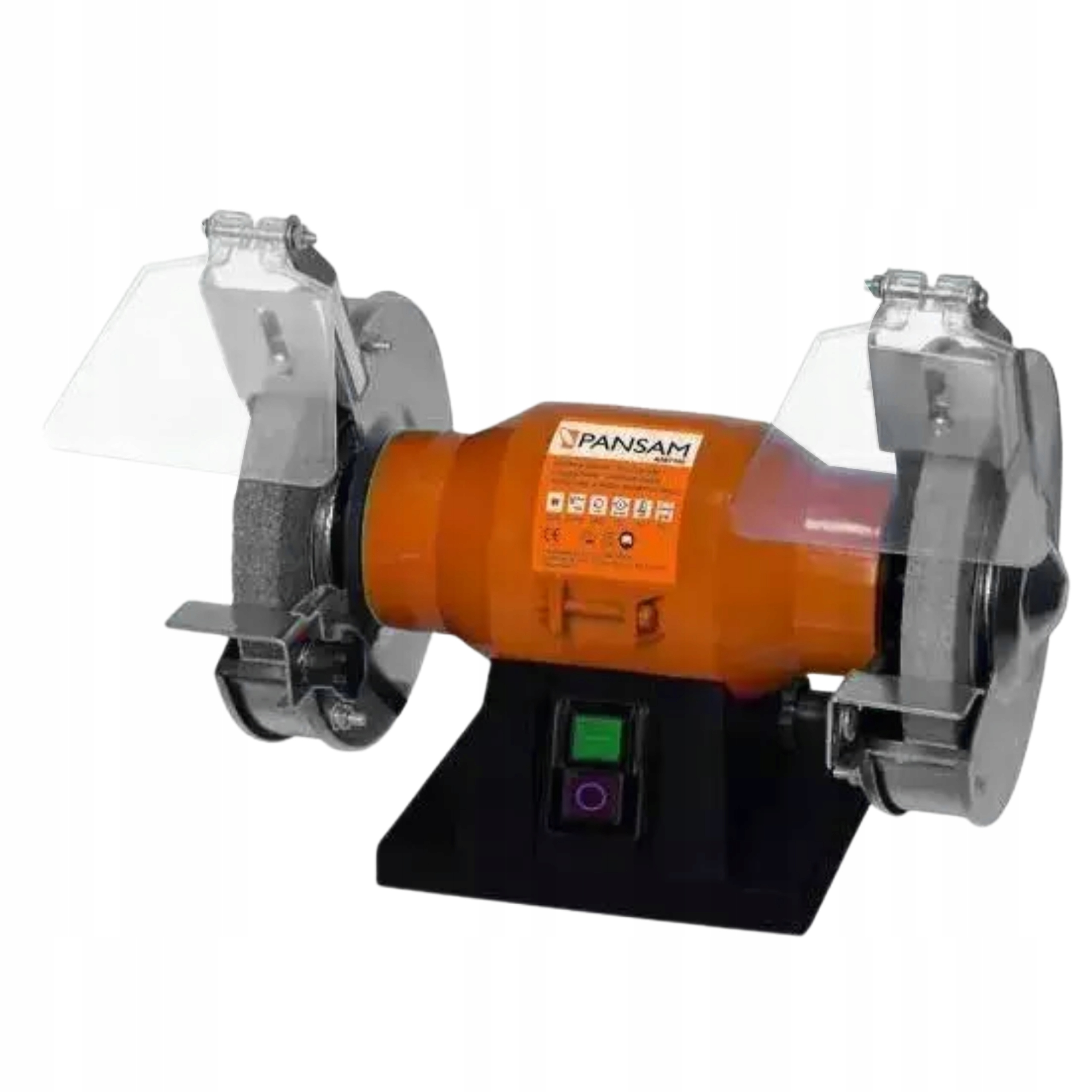 PANSAM SZLIFIERKA STOŁOWA DWUTARCZOWA A067110 150W 150x16mm PRACA NA SUCHO