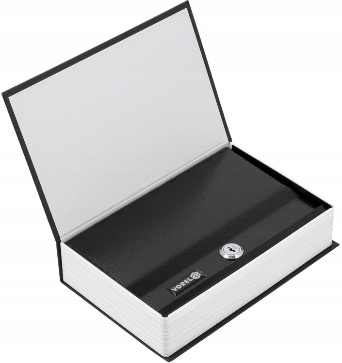 VOREL KASETKA NA PIENIĄDZE W KRZTAŁCIE KSIĄŻKI NA KLUCZE 180x115x55mm 78632