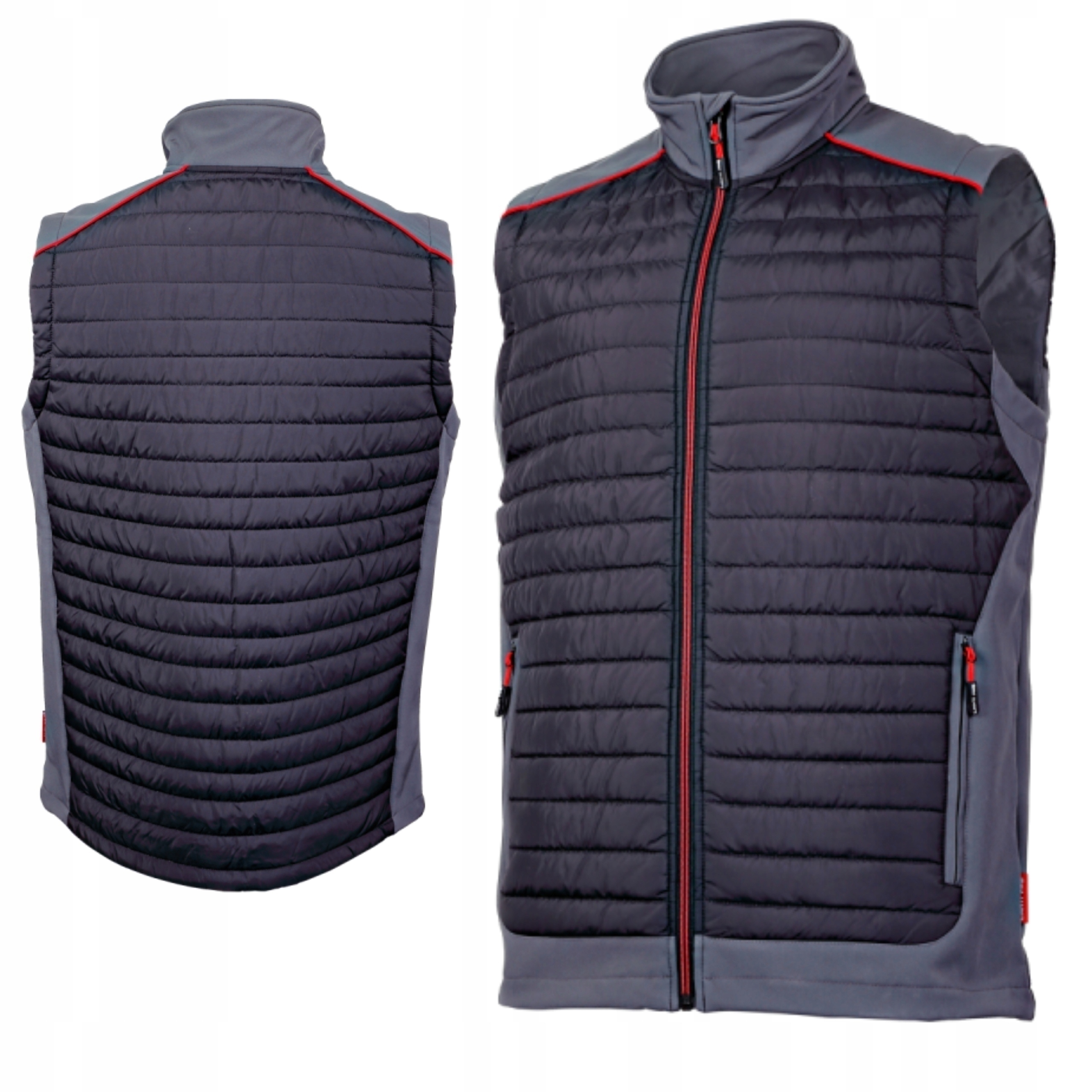 LAHTI PRO BEZRĘKAWNIK OCIEPLANY ROBOCZY CZARNY KAMIZELKA BHP L41310 R. XXXL