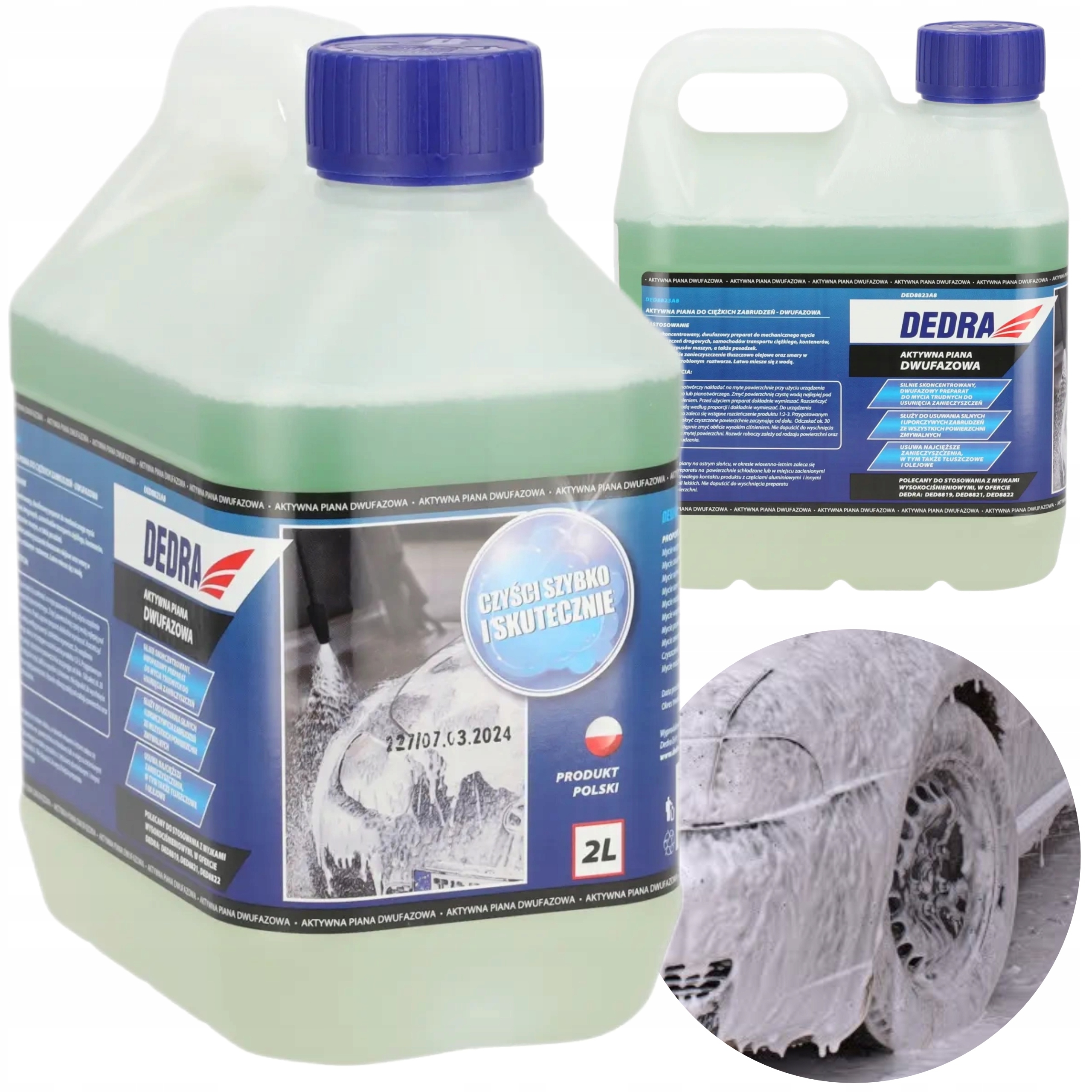 DEDRA PIANA AKTYWNA DWUFAZOWA 2L DO POJAZDÓW I CZĘŚCI GARDEN DED8823A8