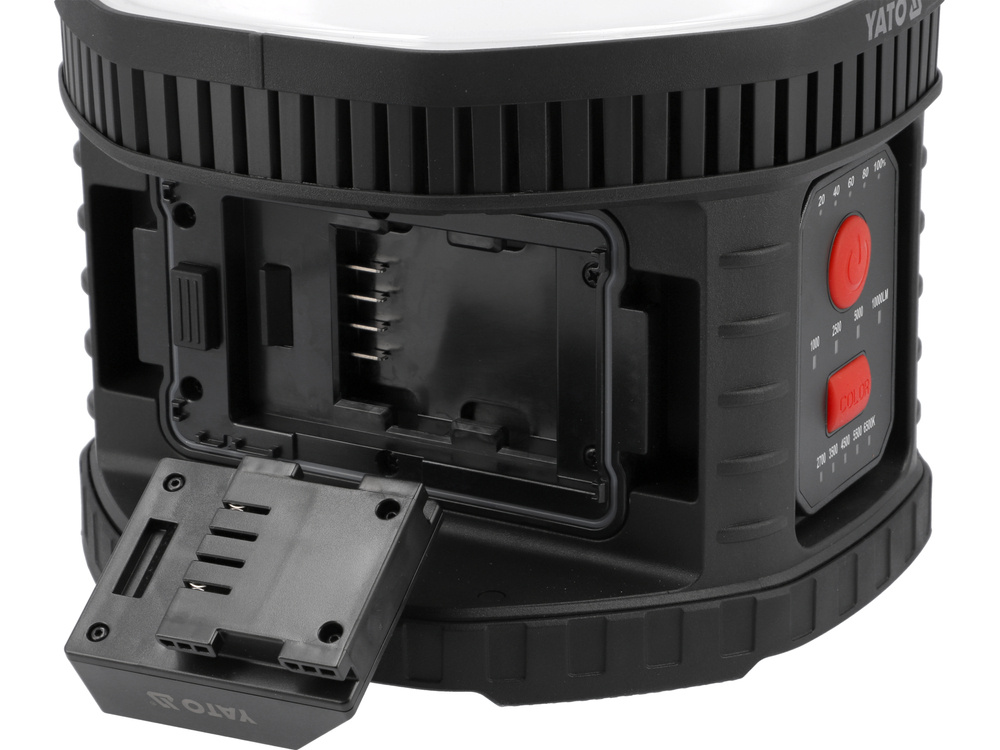 YATO REFLEKTOR PRZENOŚNY AKUMULATOROWY 18V SMD LED 10000lm 360° YT-829670