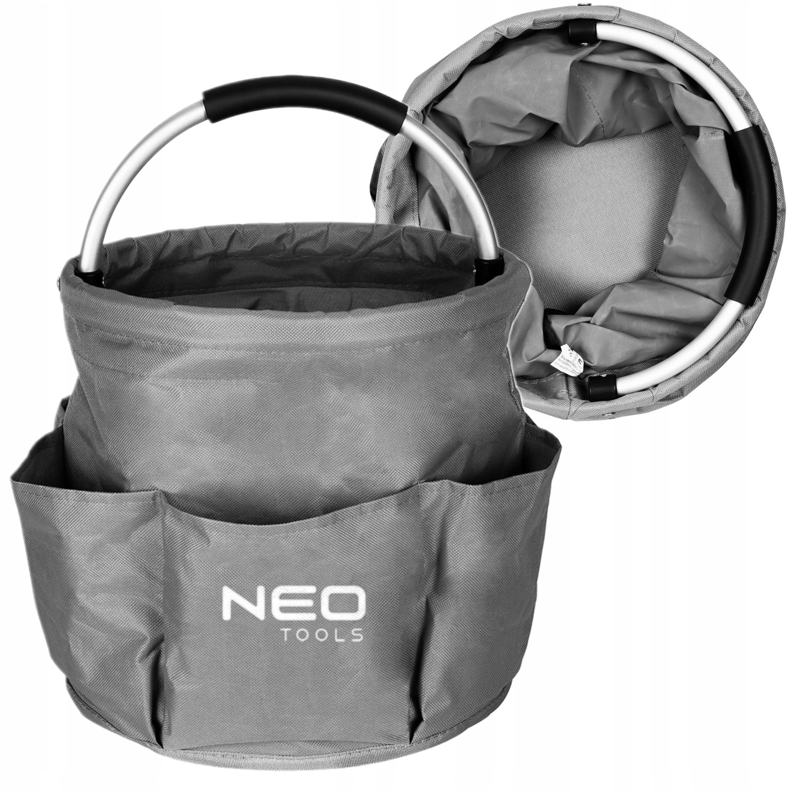 NEO TORBA OGRODOWA DO 15kg 6 KIECZENI ORGANIZER NARZĘDZI OGRODOWYCH 15-963