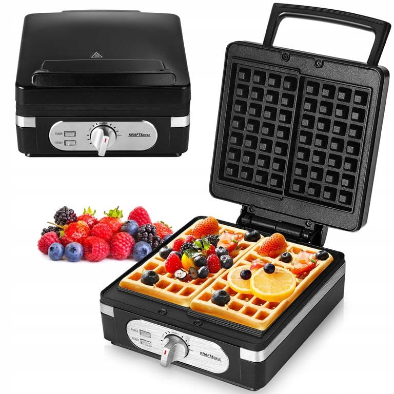 KRAFT&DELE GOFROWNICA 2000W REGULACJA TEMPERATURY 3 STOPNI KD4100