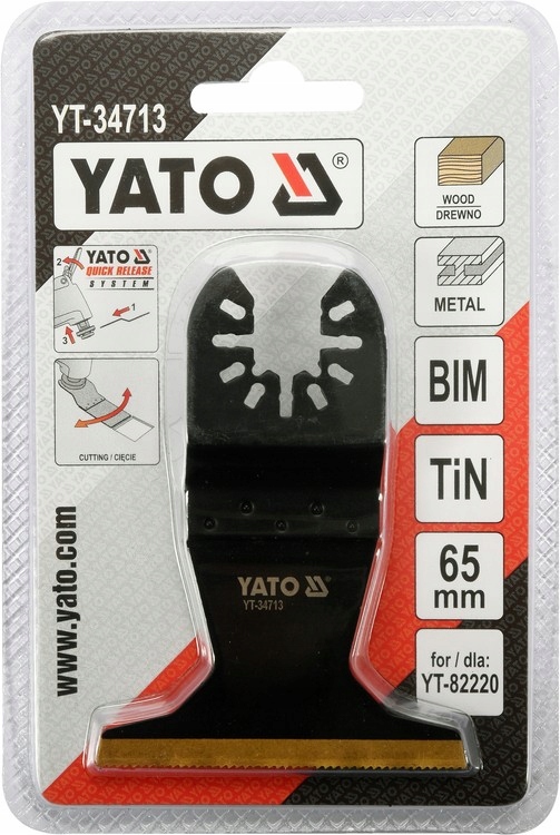 YATO BRZESZCZOT DO DREWNA METALU BIM-TIN 90x65MM DO URZĄDZENIA YT-82220
