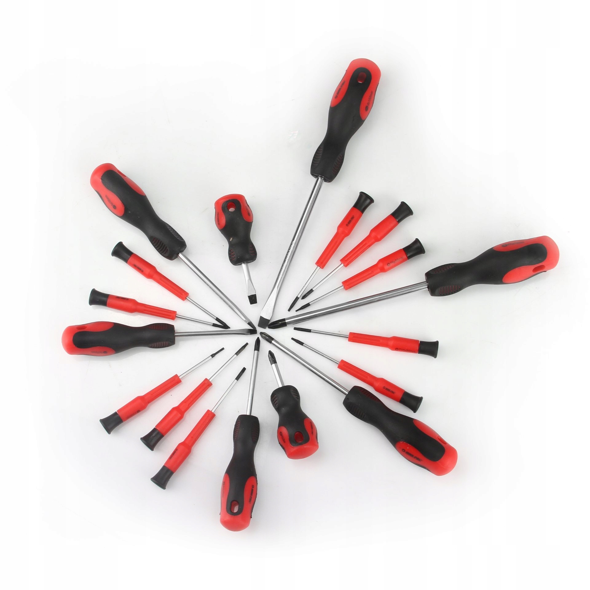 MAR-POL ZESTAW ŚRUBOKRĘTÓW WKRĘTAKÓW Z MAGNESEM 18 SZTUK NA STOJAKU M61008