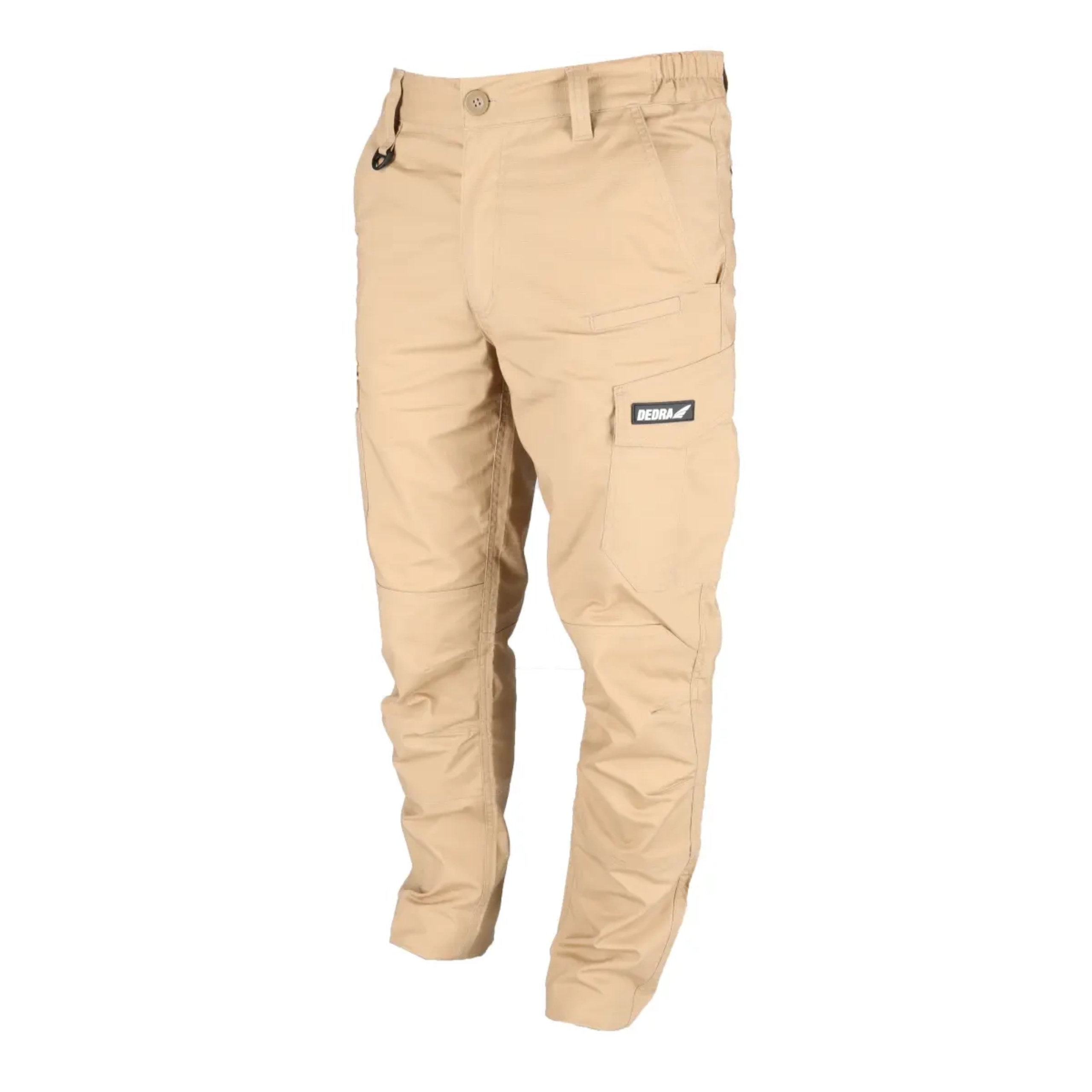 DEDRA SPODNIE BOJÓWKI RIPSTOP SPANDEX LD/54, 220G/M2 BEŻOWE BH32SP-LD