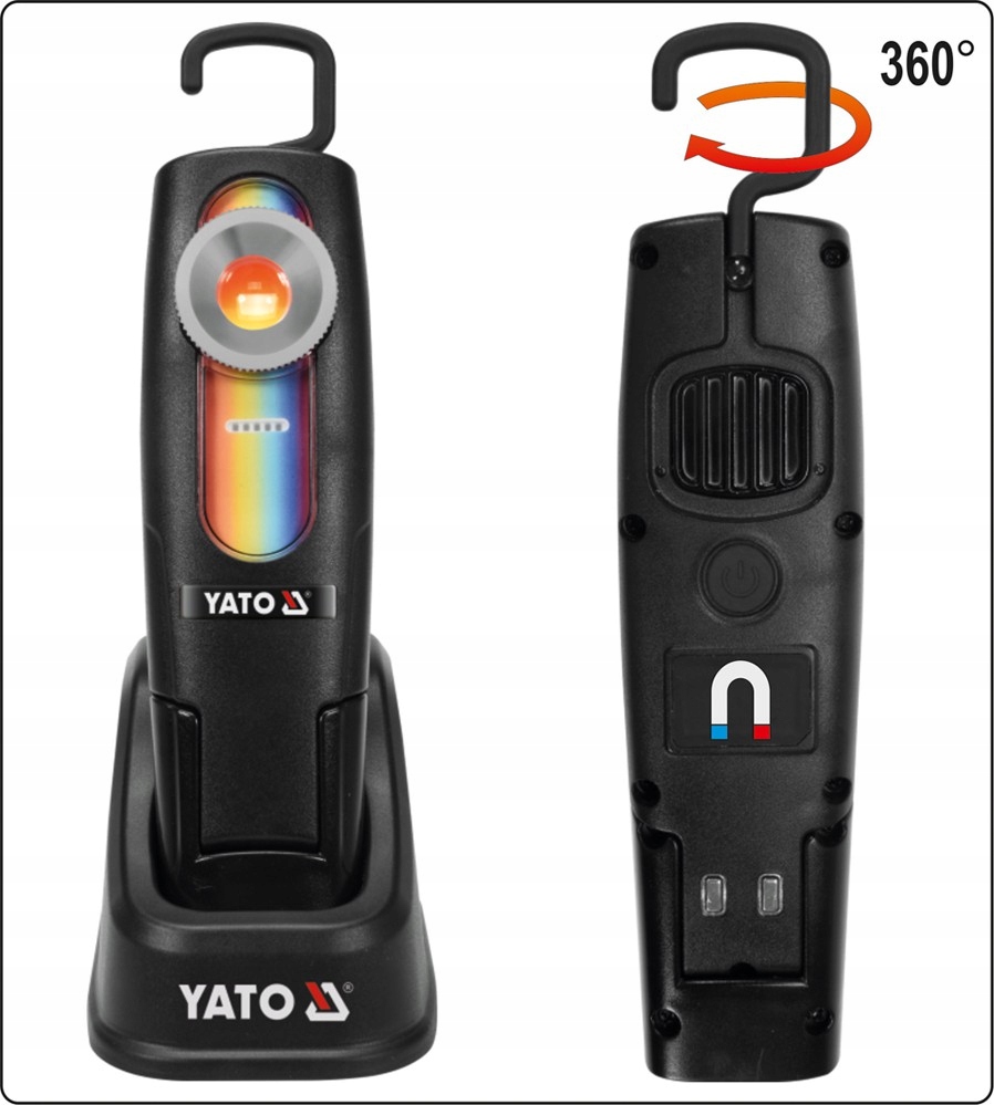 YATO LAMPA LED 5W DO DOBIERANIA KOLORÓW DOBIERANIE LAKIERU FARBY YT-08509