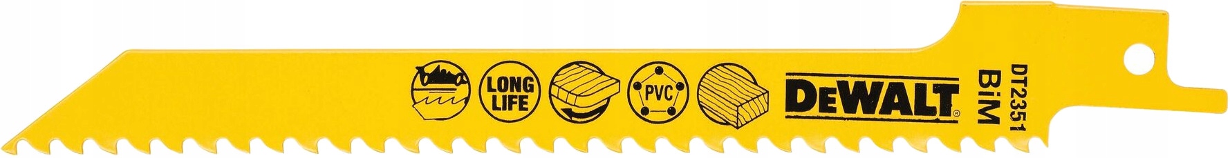 DEWALT DT2351 BRZESZCZOTY DO DREWNA 152mm 5szt