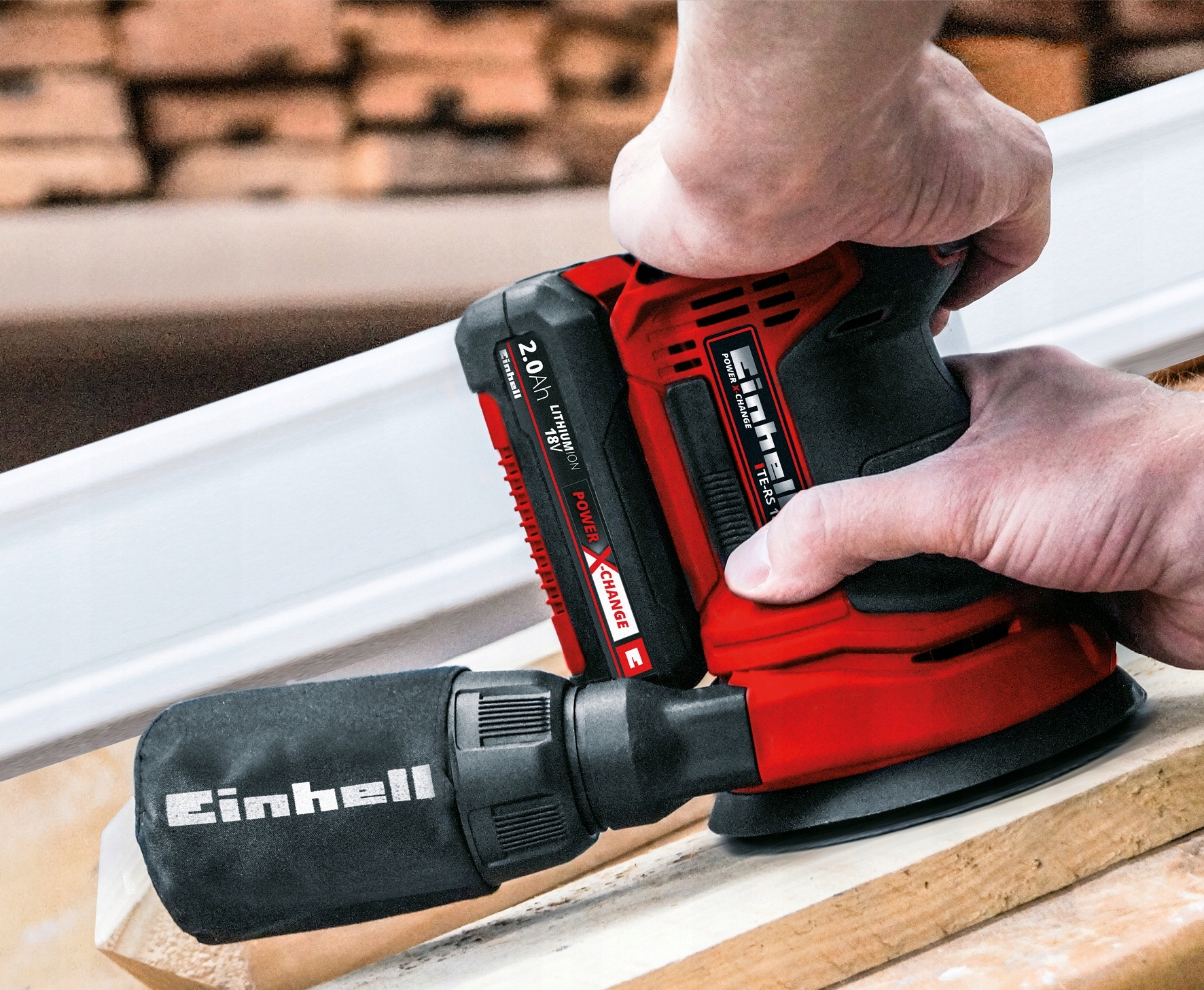EINHELL AKUMULATOROWA SZLIFIERKA MIMOŚRODOWA PEX TE-RS 18 Li-Solo 18V 125mm