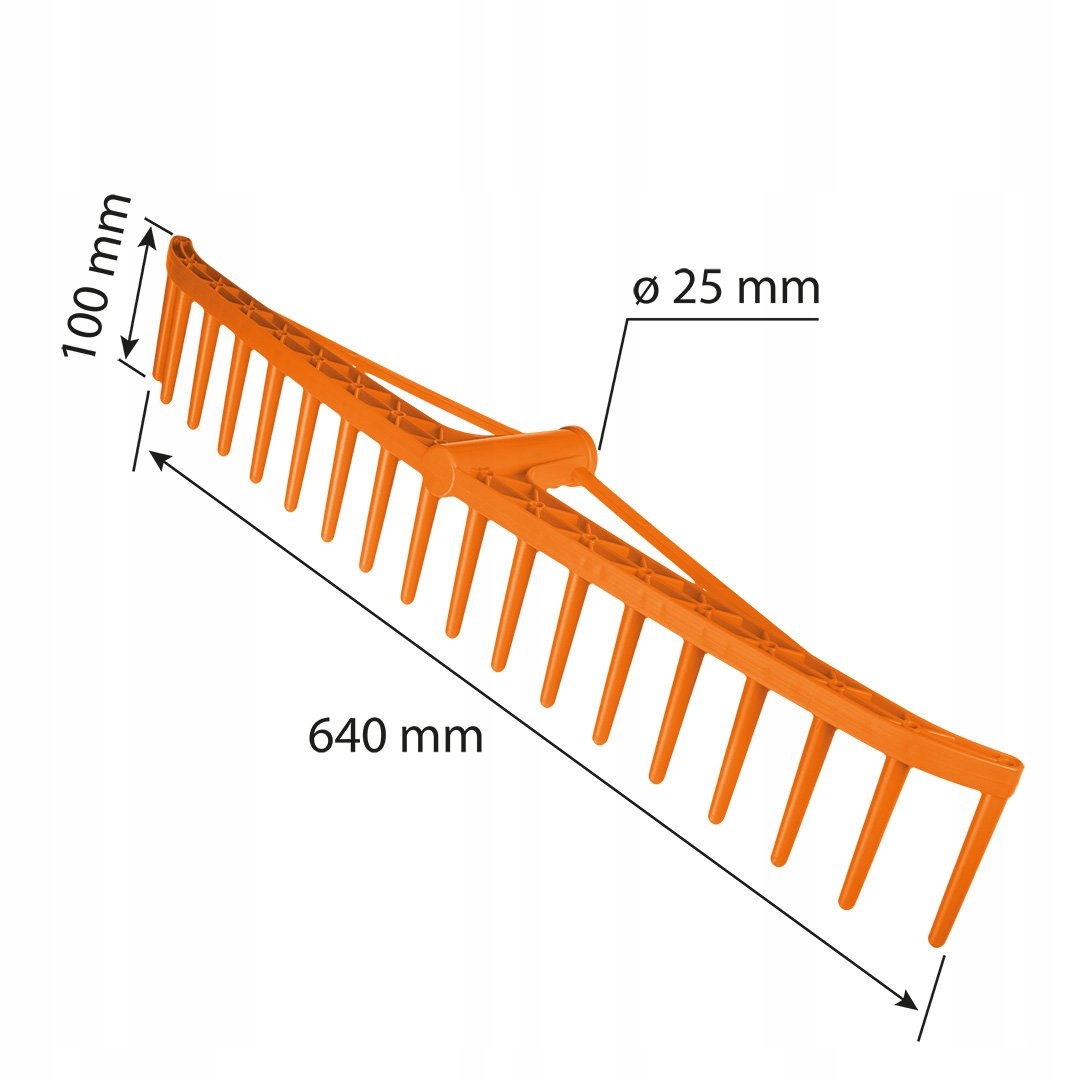 NEO GRABIE DO ZAGRABIANIA SIANA WZMOCNIONE 64X10cm TWORZYWO SZTUCZNE 95-044