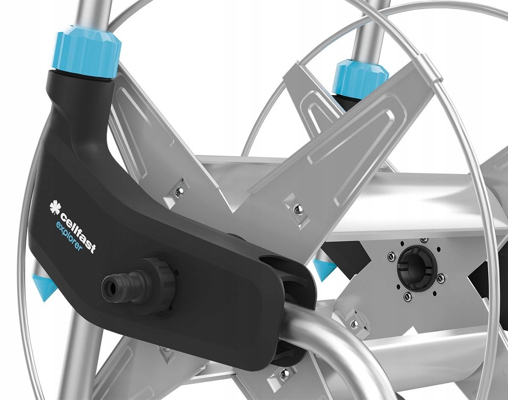 CELLFAST ZESTAW WÓZEK WĄŻ OGRODOWY EXPLORER MULTIFLEX 1/2" 50M +PISTOLET