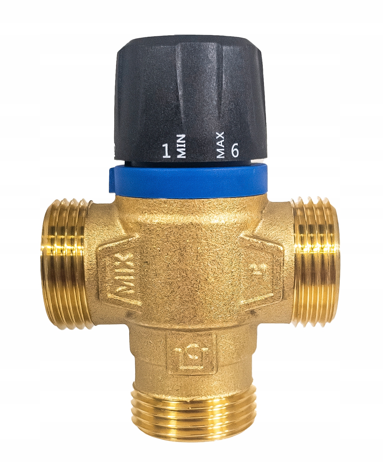 ZAWÓR TRÓJDROŻNY TERMOSTATYCZNY MIESZAJĄCY 1" DN25 KVS 2,5m3/h 20-43°C IBO