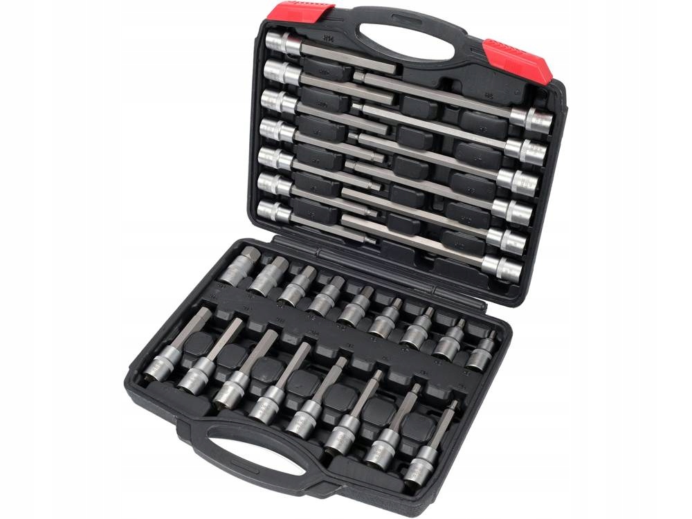YATO ZESTAW KLUCZY TRZPIENIOWYCH 1/2" HEX 30 SZTUK