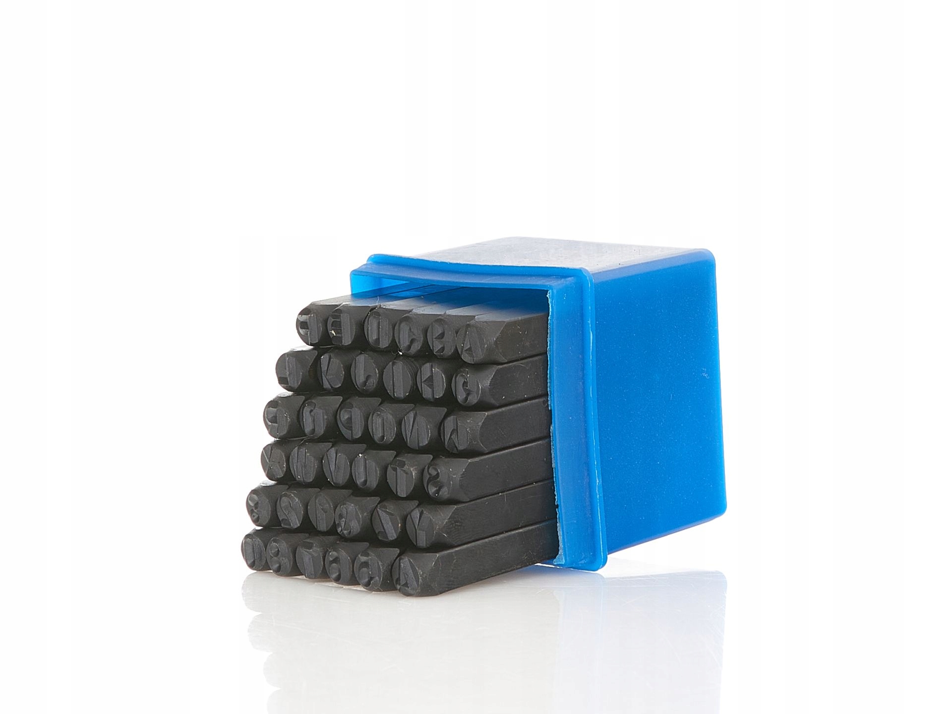 GEKO NUMERATORY WYBIJAKI ZNACZNIKI LITERY CYFRY STEMPLE 6MM 36 ELEMENTÓW