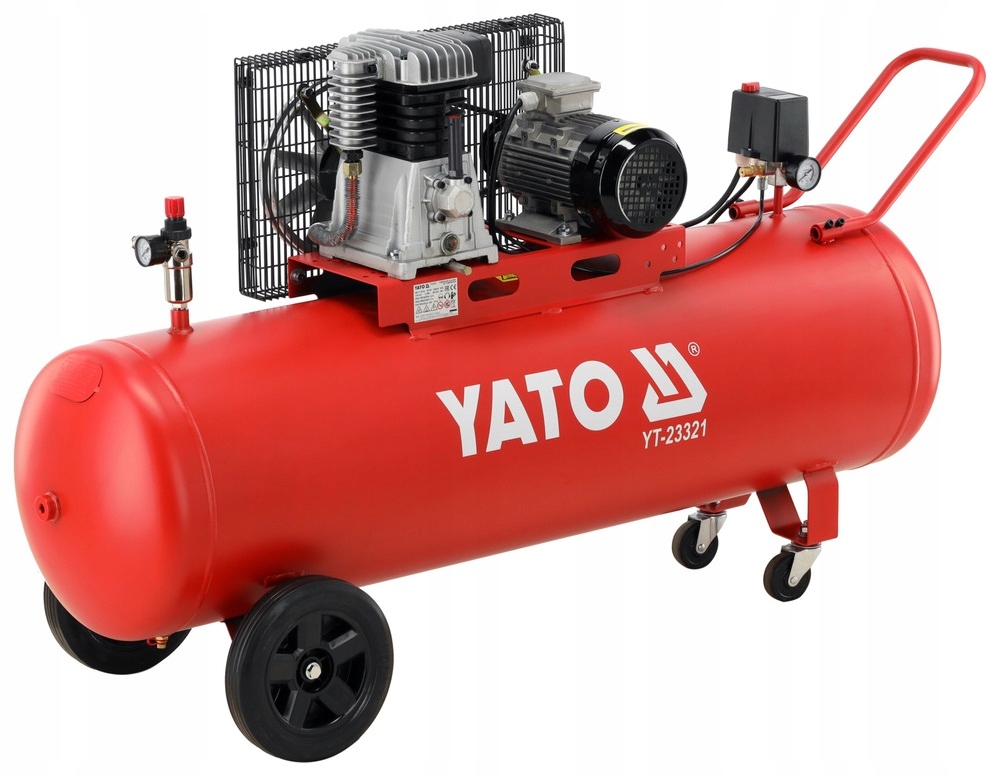 YATO KOMPRESOR OLEJOWY 200L 400V SPRĘŻARKA POWIETRZA 360L/MIN 10BAR YT23321