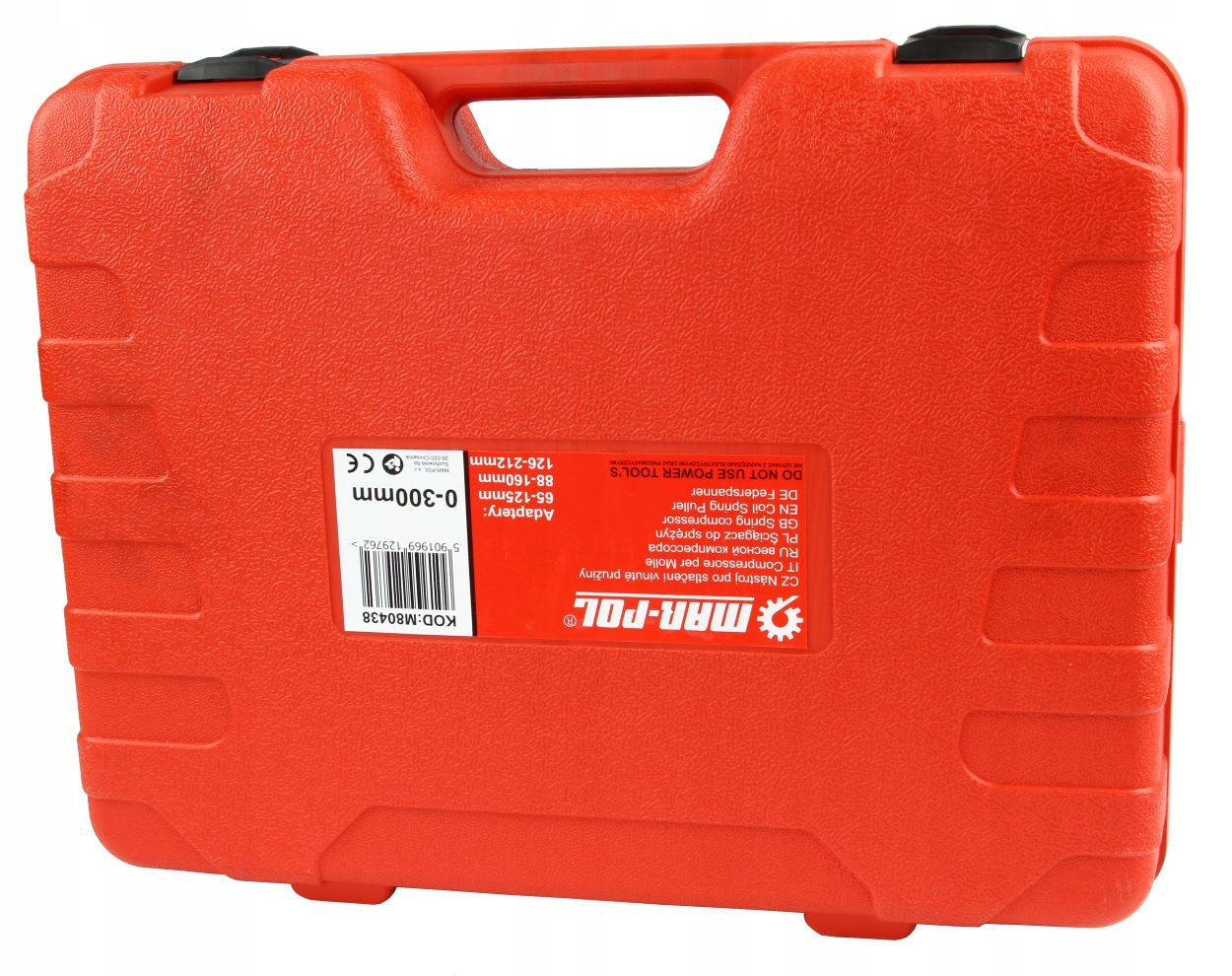 ŚCIĄGACZ DO SPRĘŻYN MECHANICZNY MOCNY 1,5T MCPHERSON 7el. W WALIZCE M80438