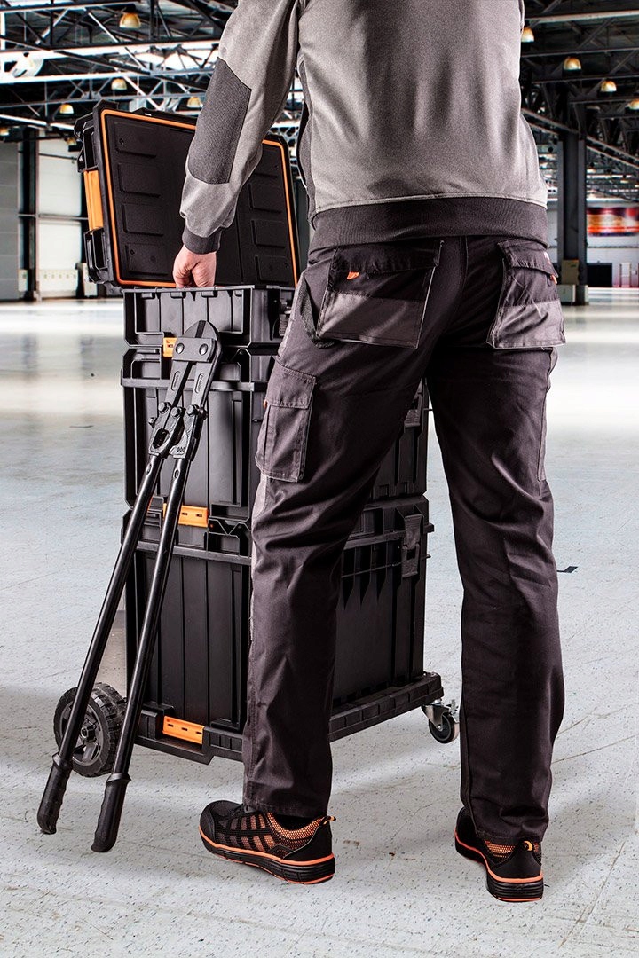 NEO SPODNIE ROBOCZE HD DO PASA WZMACNIANIE MONTERSKIE OXFORD 81-220 L/52