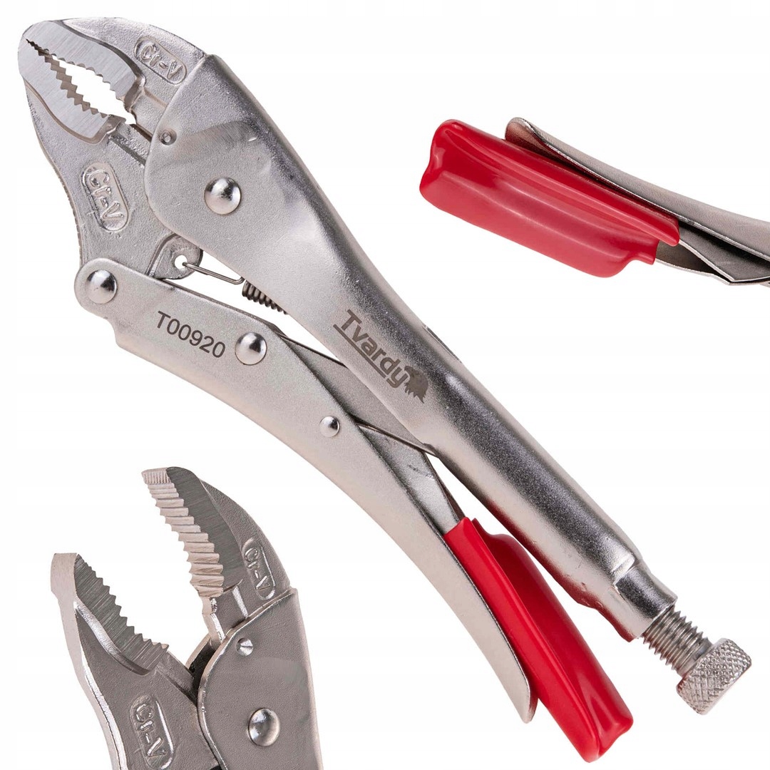 SZCZYPCE ZACISKOWE MORSE'A OKRĄGŁE SZCZĘKI 0-40 mm 250MM CRV TVARDY T00920