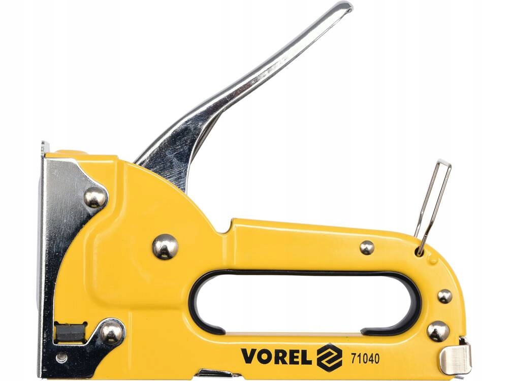 VOREL ZSZYWACZ TAPICERSKI 4-8MM METALOWY KORPUS DREWNA SKÓRY TKANIN 71040