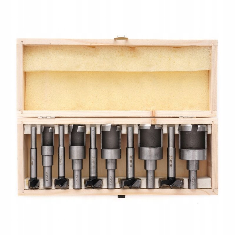 ZESTAW WIERTEŁ SĘKOWNIKÓW I FLEKOWNIKÓW 10 sztuk elementów KRAT&DELE