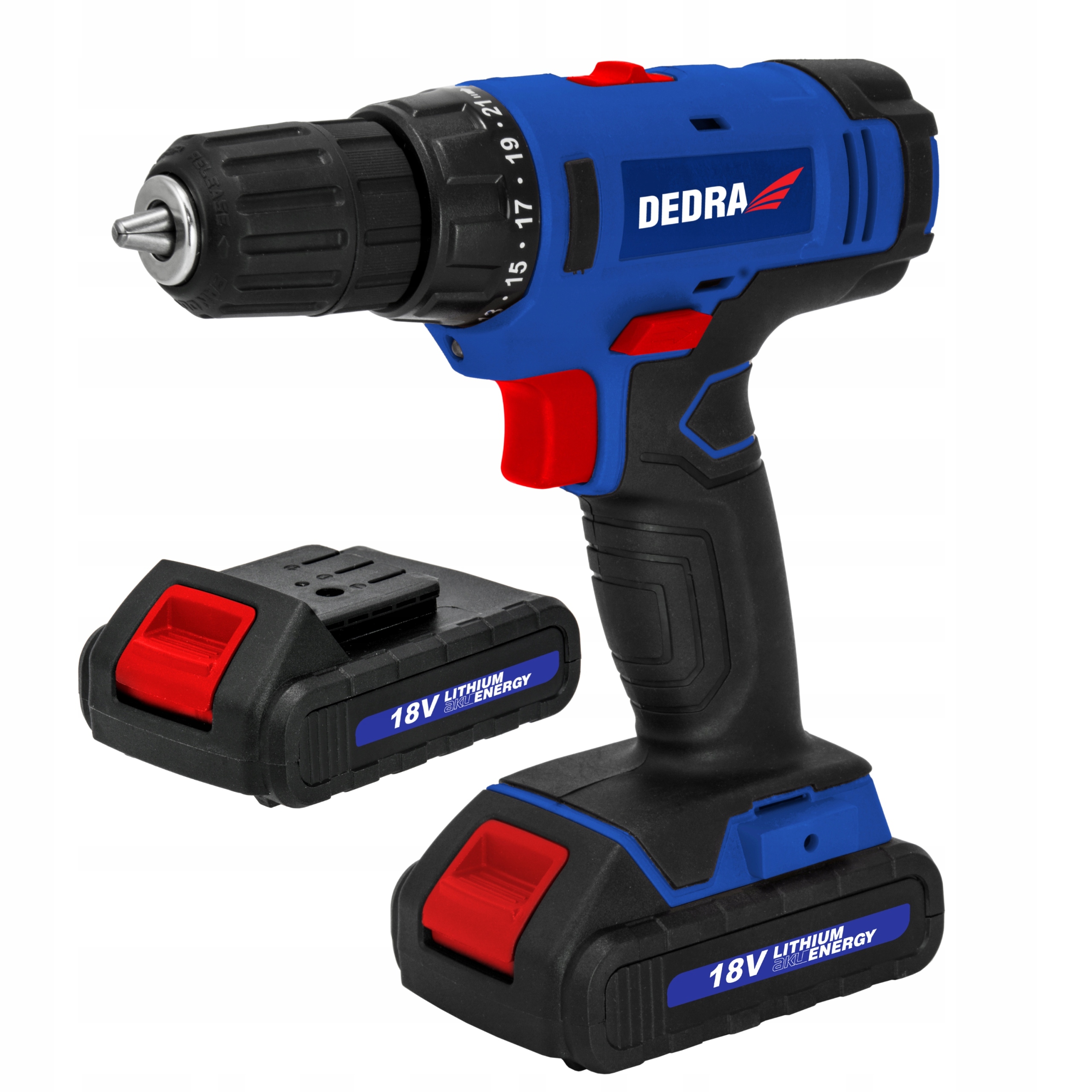 DEDRA WIERTARKO - WKRĘTARKA DED7880B 18V 2X1,5AH