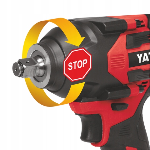 YATO ZAKRĘTARKA UDAROWA AKUMULATOROWA BEZSZCZOTKOWA 18V 230NM 1/4'' KORPUS