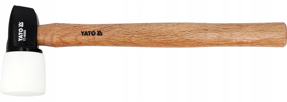 YATO MŁOTEK METALOWO GUMOWY BIAŁY Z BIJAKIEM DO MONTAŻU PODŁÓG YT-46060