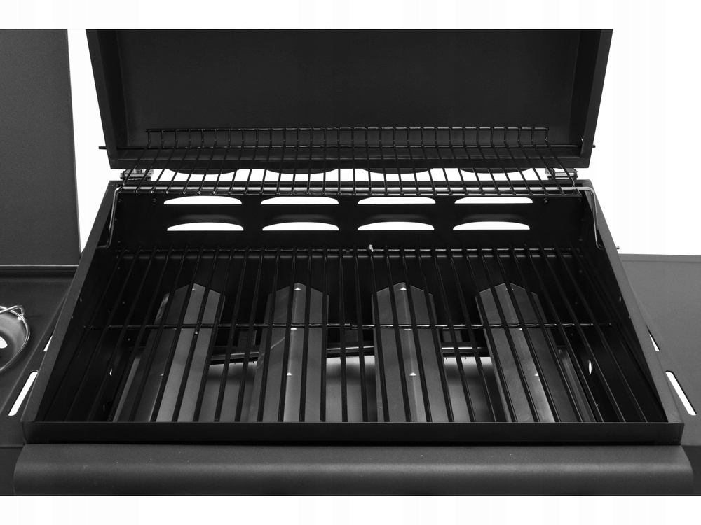 GRILL GAZOWY OGRODOWY 4+1 LUND 16KW PALNIK BOCZNY PORCELANOWY RUSZT 99643