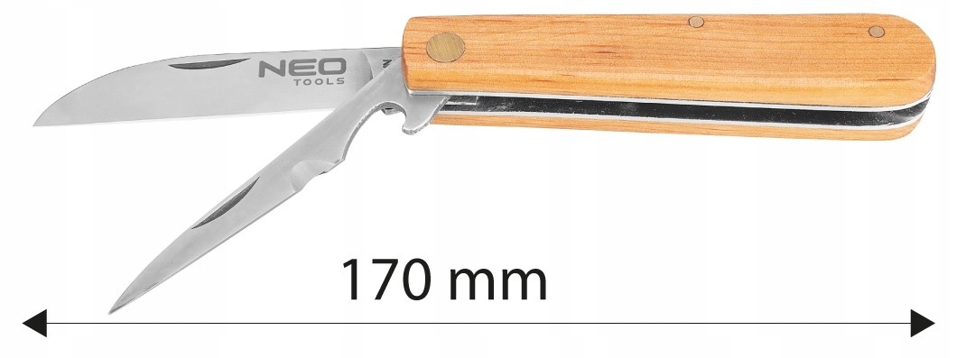 NEO NÓŻ SCYZORYK SKŁADANY MONTERSKI ZE SZPIKULCEM