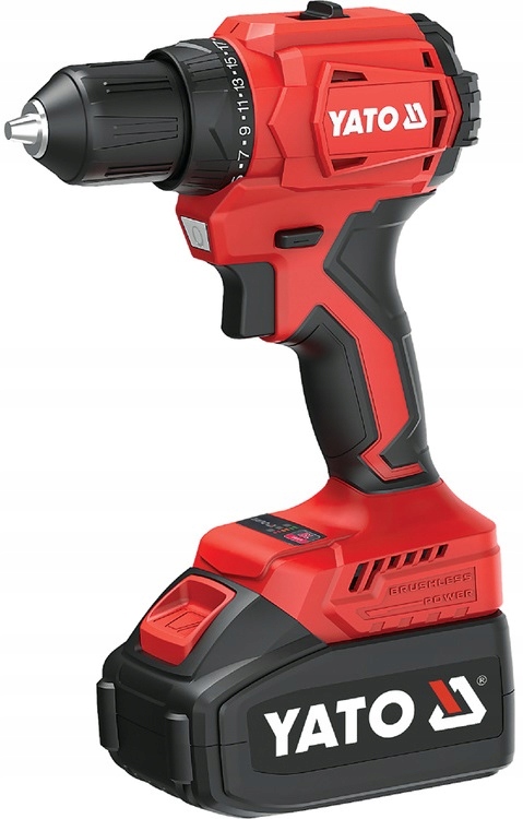 YATO WIERTARKO WKRĘTARKA 18V BEZSZCZOTKOWA UDAROWA 18V +2Ah 45NM YT-827788