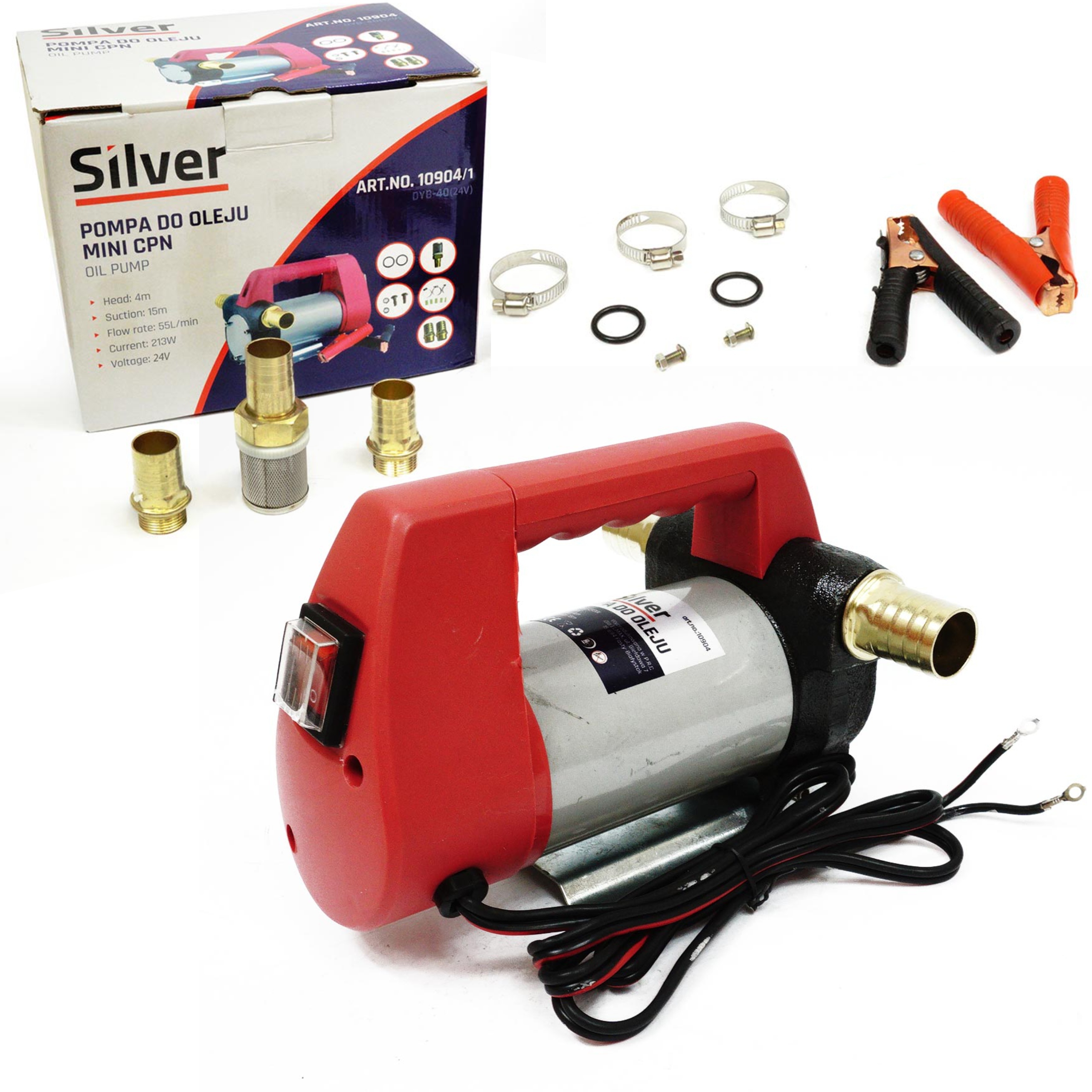 POMPKA POMPA SPUSZCZANIA PALIWA ROPY OLEJU 12V