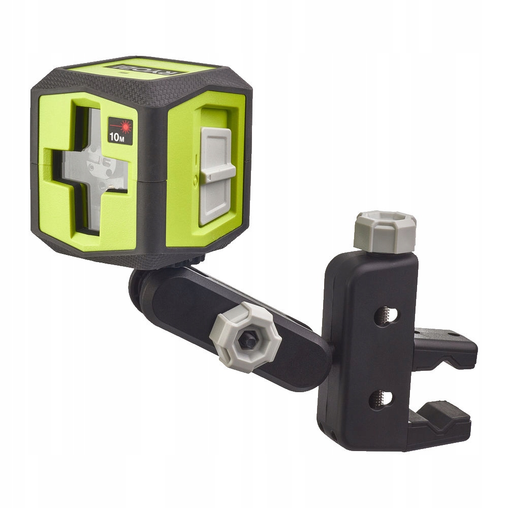 RYOBI LASER KRZYŻOWY RBCLLR1 CZERWONA WIĄZKA 10M POZIOMICA LASEROWA 3MM