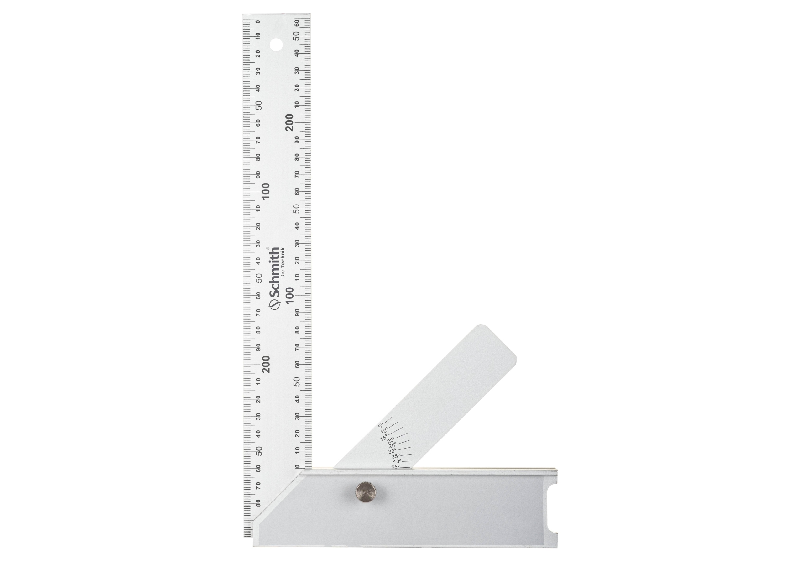 Schmith KĄTOWNIK ALUMINIOWY Z KĄTOMIERZEM 600MM