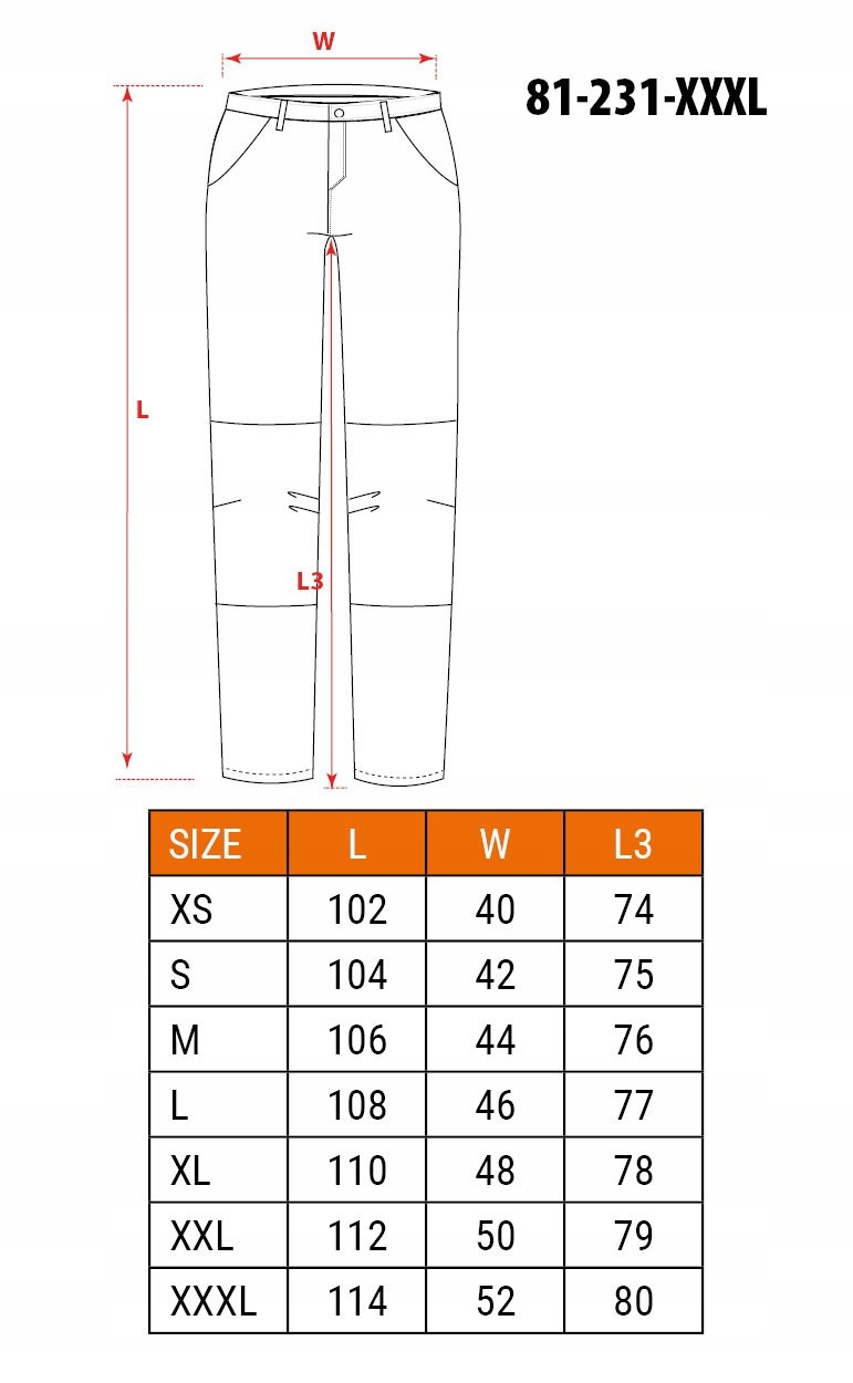 NEO SPODNIE ROBOCZE PREMIUM + PASEK 4 WAY STRETCH ODBLASKOWE 81-231 XS/46