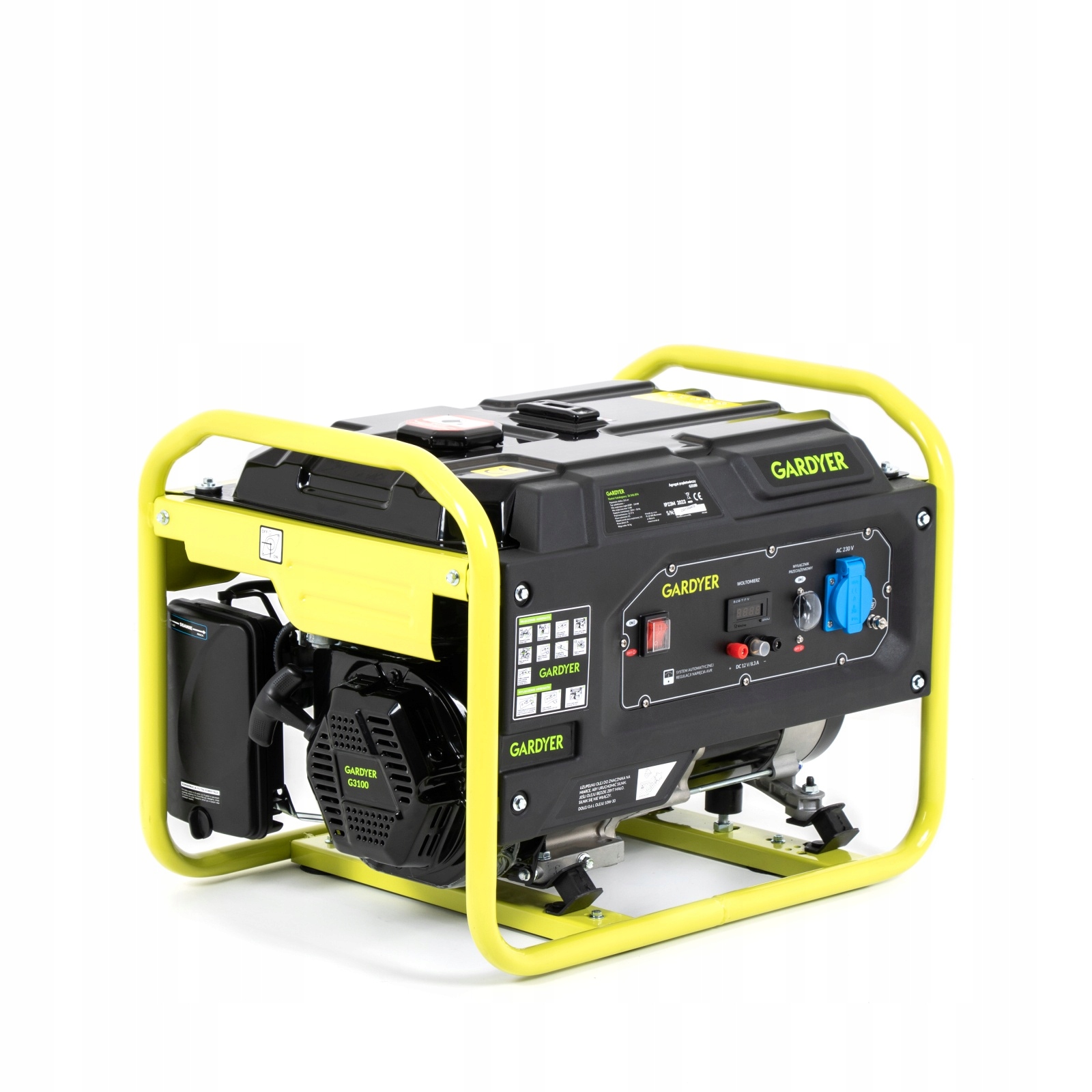 AGREGAT PRĄDOTWÓRCZY JEDNOFAZOWY 3000W ROZRUCH RĘCZNY SHJ3100 G3100 +OLEJ