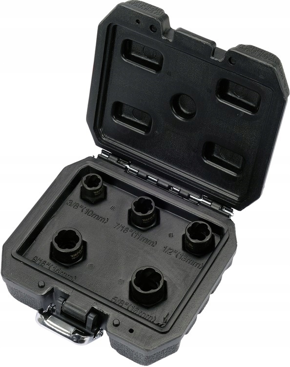 ZESTAW WYKRĘTAKÓW DO USZKODZONYCH ŚRUB 5 SZTUK