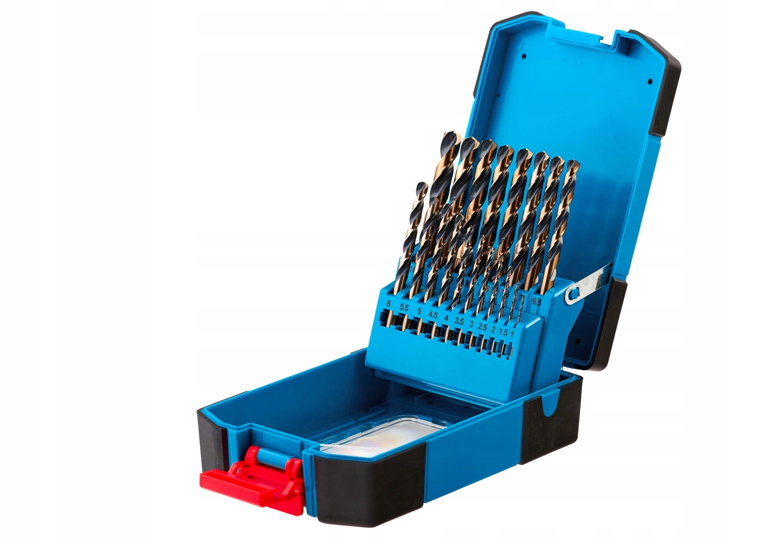 SCHMITH ZESTAW WIERTEŁ DO METALU HSS PRO 1-10mm 19 SZT. WALIZKA SQWMP-01