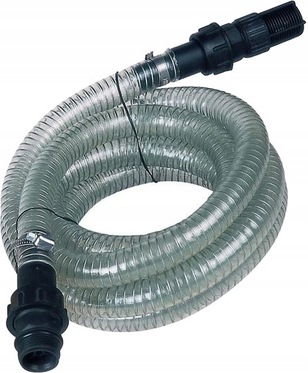 WĄŻ SSĄCY DO POMP I HYDROFORÓW 7m Z ZAWOREM 1 CAL