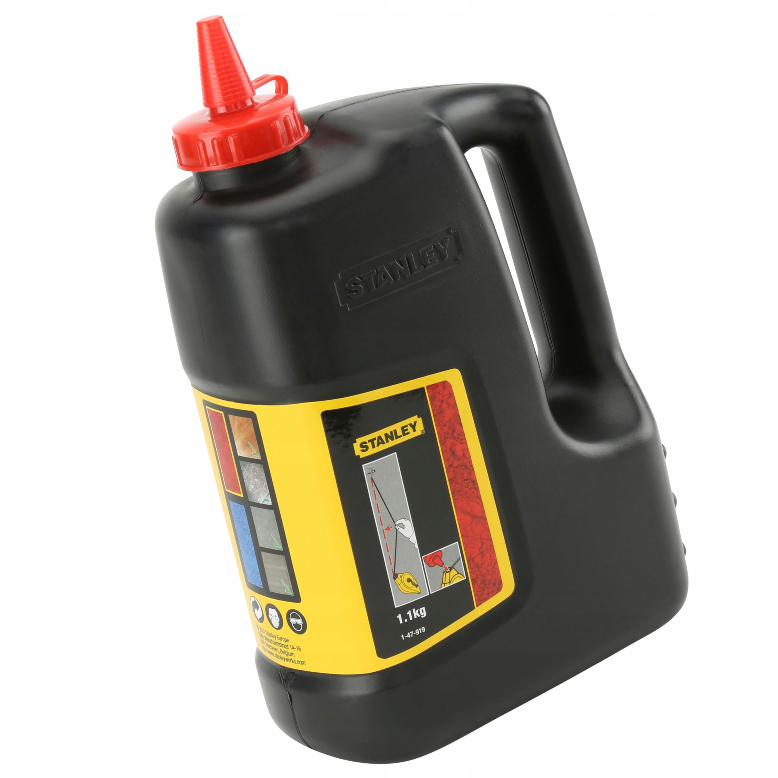 STANLEY KREDA TRASERSKA WODOODPORNA CZERWONA 1,1KG FATMAX 1-47-919