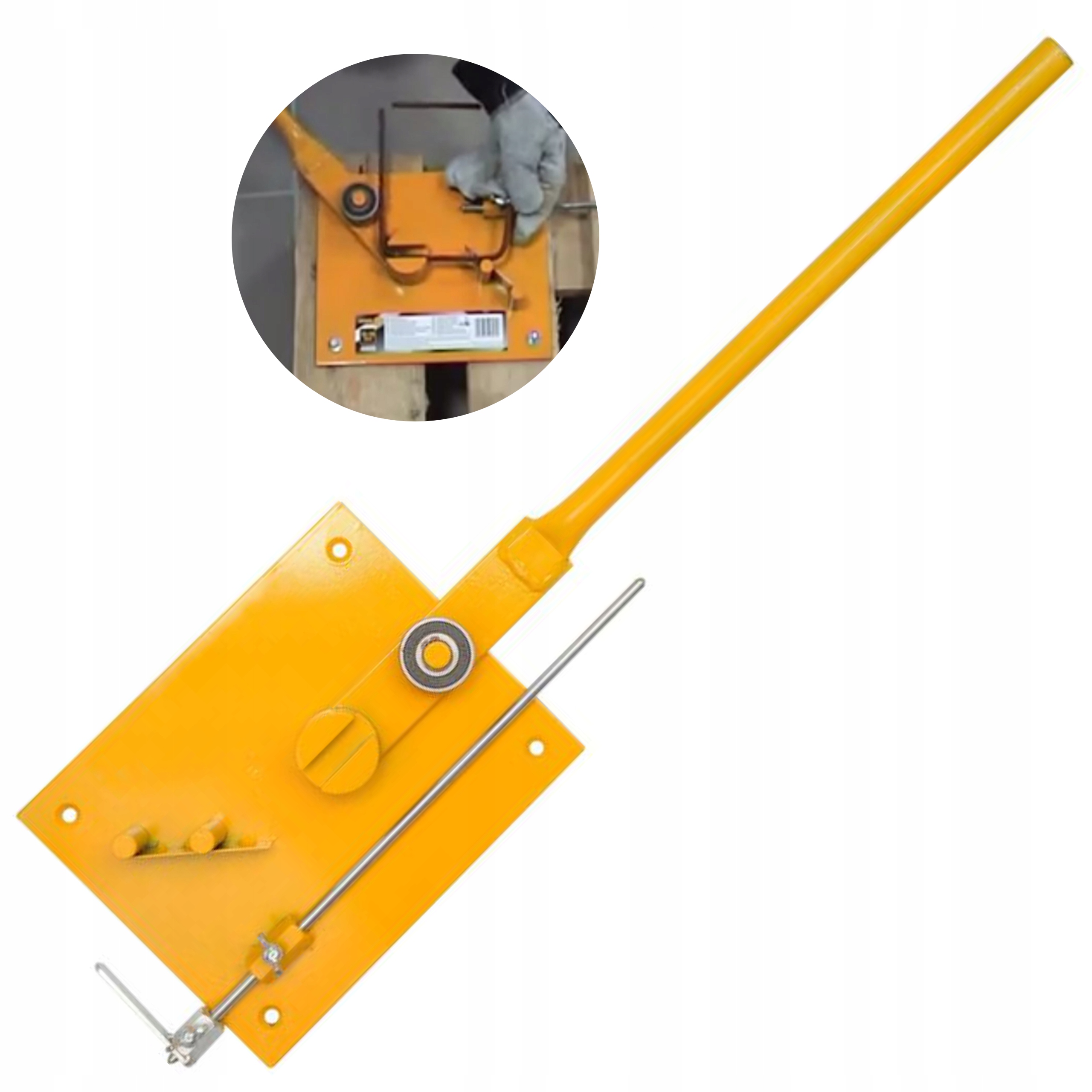 GIĘTARKA STALOWA ŁOŻYSKOWANA DO DRUTU STRZEMION PRĘTÓW 6-8 MM VOREL 49805