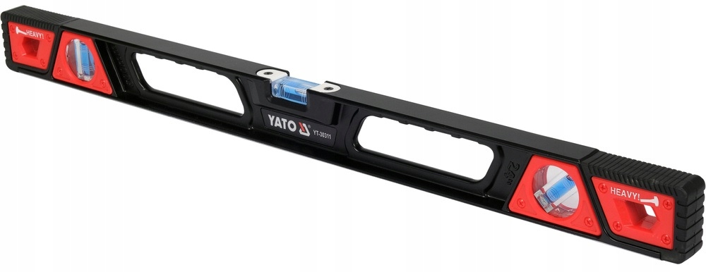 YATO POZIOMNICA MAGNETYCZNA 60 cm ALUMINIOWA WSTRZĄSOODPORNA ODBOJ MAGNESY
